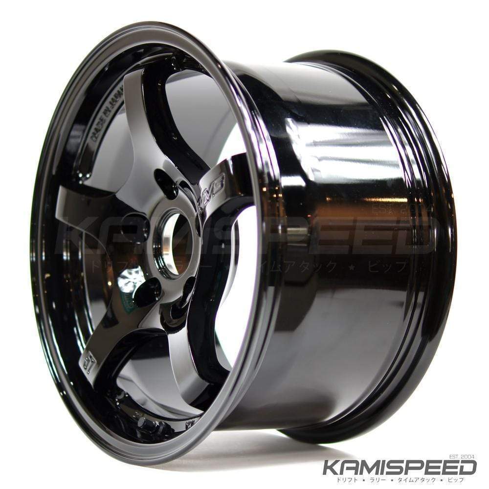 gram LUCES 57CR 15X8 +35 5-114.3 Negro Brillo