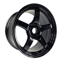 Gram Lights 57CR 18X9.5 +38 5X114.3 Rueda negra brillante