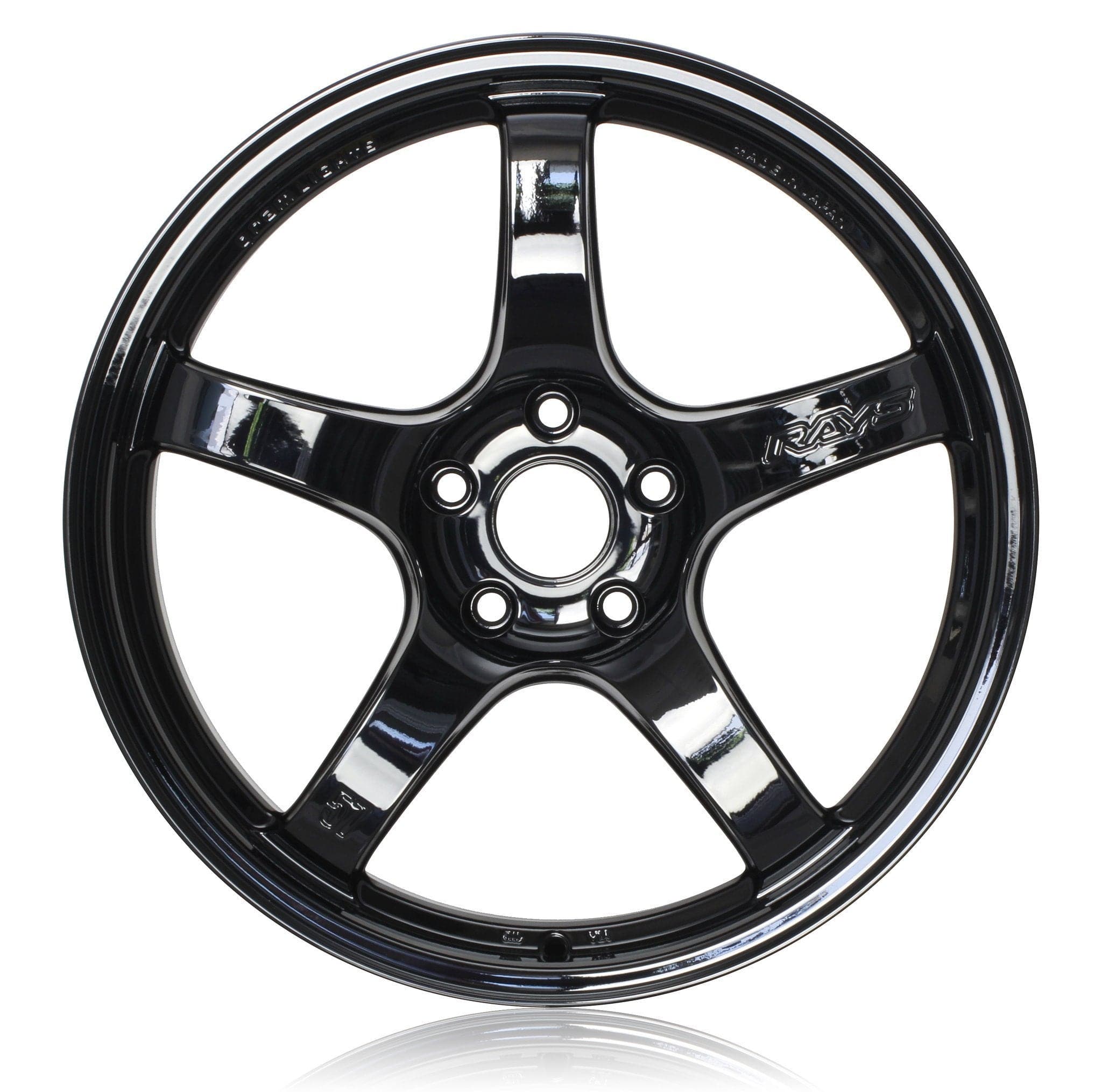 Gram Lights 57CR 18x8.5" +37 5x114.3 Gloss Black Wheel