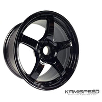 Rueda GramLights 57CR 19x9.5 +45 5x114.3 en negro brillante