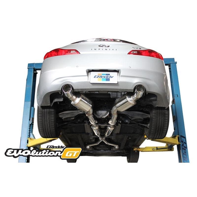 Escape GReddy EVOlution GT Cat-Back - 08-15 Infiniti G37 / Q60 Coupe RWD