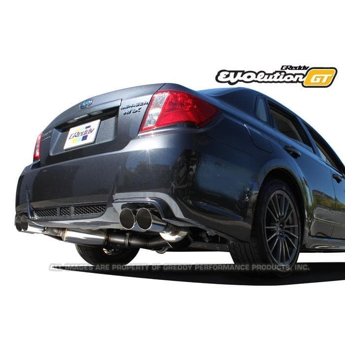 Escape GReddy EVOlution GT Cat-Back - 11-14 Subaru Impreza WRX e Impreza WRX STi