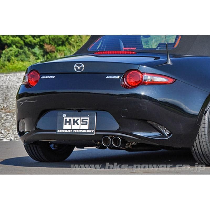 HKS Legamax Premium Axle-Back Exhaust | 16+ Mazda MX-5 Miata (32018-AZ010)