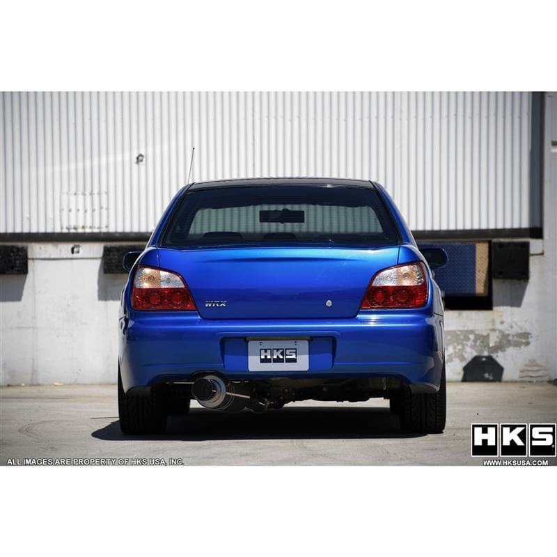 HKS Racing Ti Cat-Back Exhaust - Subaru WRX STI GD