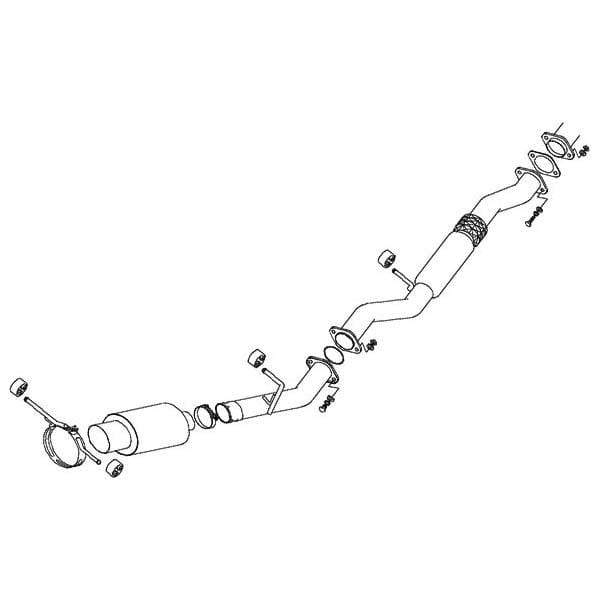 HKS Racing Ti Cat-Back Exhaust - Subaru WRX STI GD