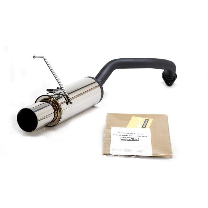 HKS Hi-Power Axle-Back Exhaust - 2009-2014 Honda Fit