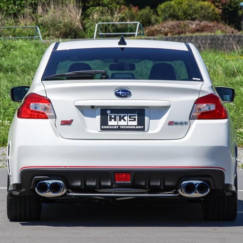 Escape HKS Super Turbo Ti-Tip Cat-Back - 15+ Subaru WRX y WRX STI