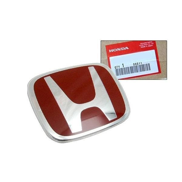 Honda Japan Red "H" Emblem - EP3 Rear / AP1 & AP2 Front or Rear / GD3 Steering Wheel