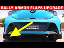 Rally Armor 2019+ Toyota Corolla Hatchback Black UR Mud Flap Red Logo