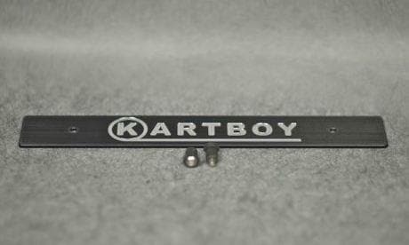 KartBoy Subaru Placa de matrícula delantera Eliminar negro