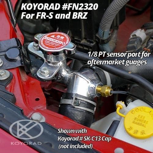 Koyorad Racing Aluminum Filler Neck - Scion FR-S / Subaru BRZ / Toyota 86