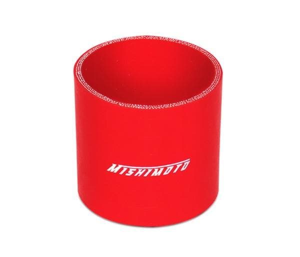 Acoplador recto Mishimoto de 3,0", rojo