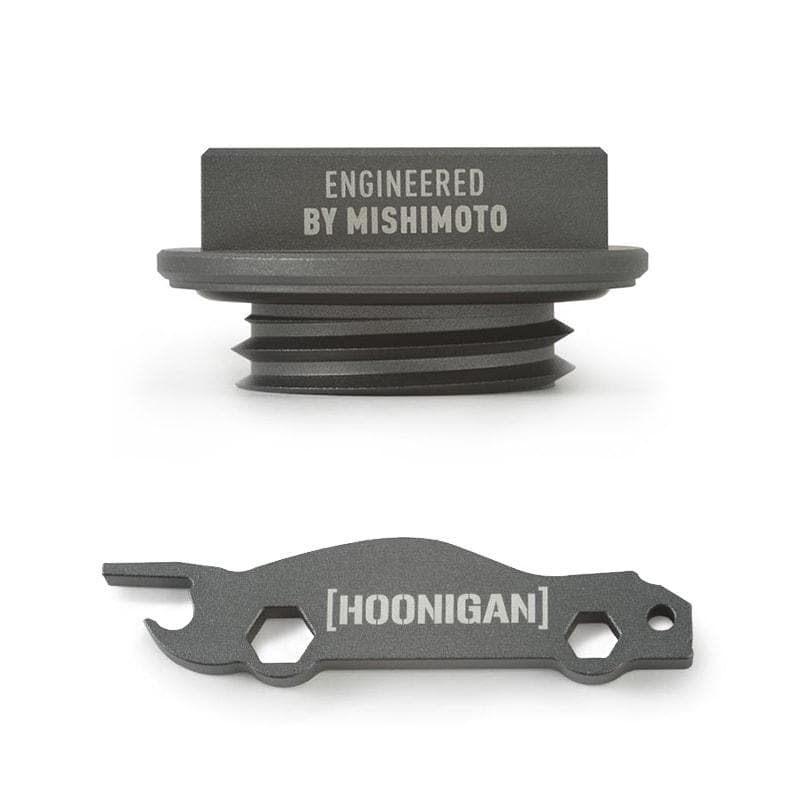 Combo de tapón de llenado de aceite Mishimoto X Hoonigan - Honda/Nissan M32 x 3.5