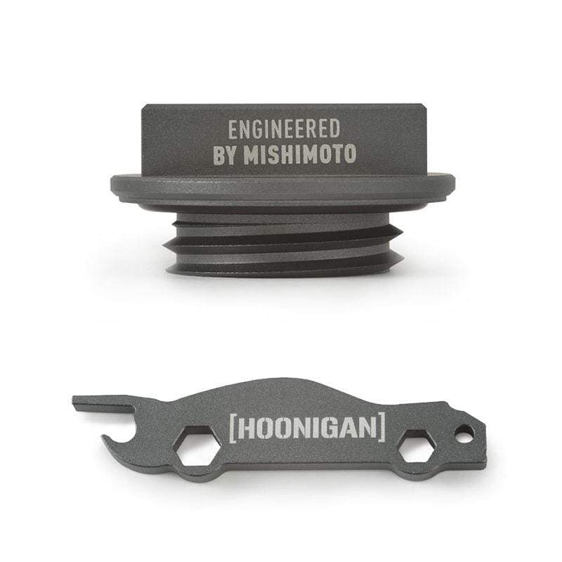 Mishimoto X Hoonigan Oil Filler Cap Combo - Toyota M37 x 3.0