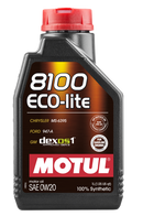 Motul 1L Synthetic Engine Oil 8100 0W20 ECO-LITE