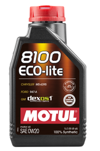 Aceite de motor sintético Motul 1L 8100 0W20 ECO-LITE