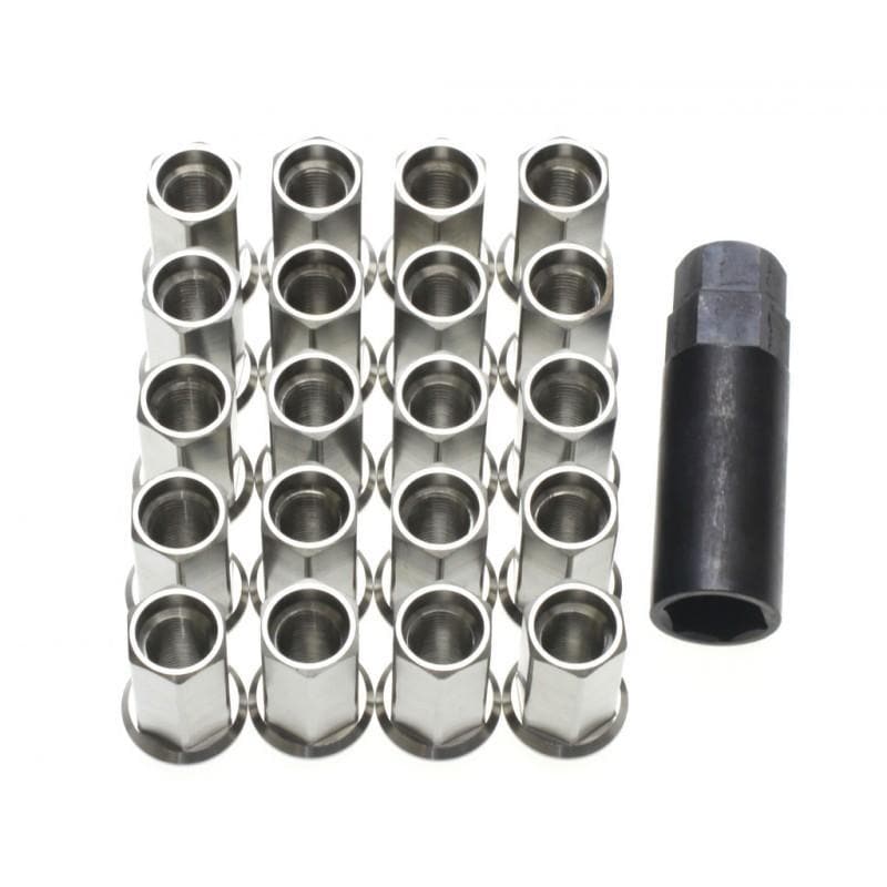 Muteki 40mm Open End Titanium Lug Nuts in 12x1.50