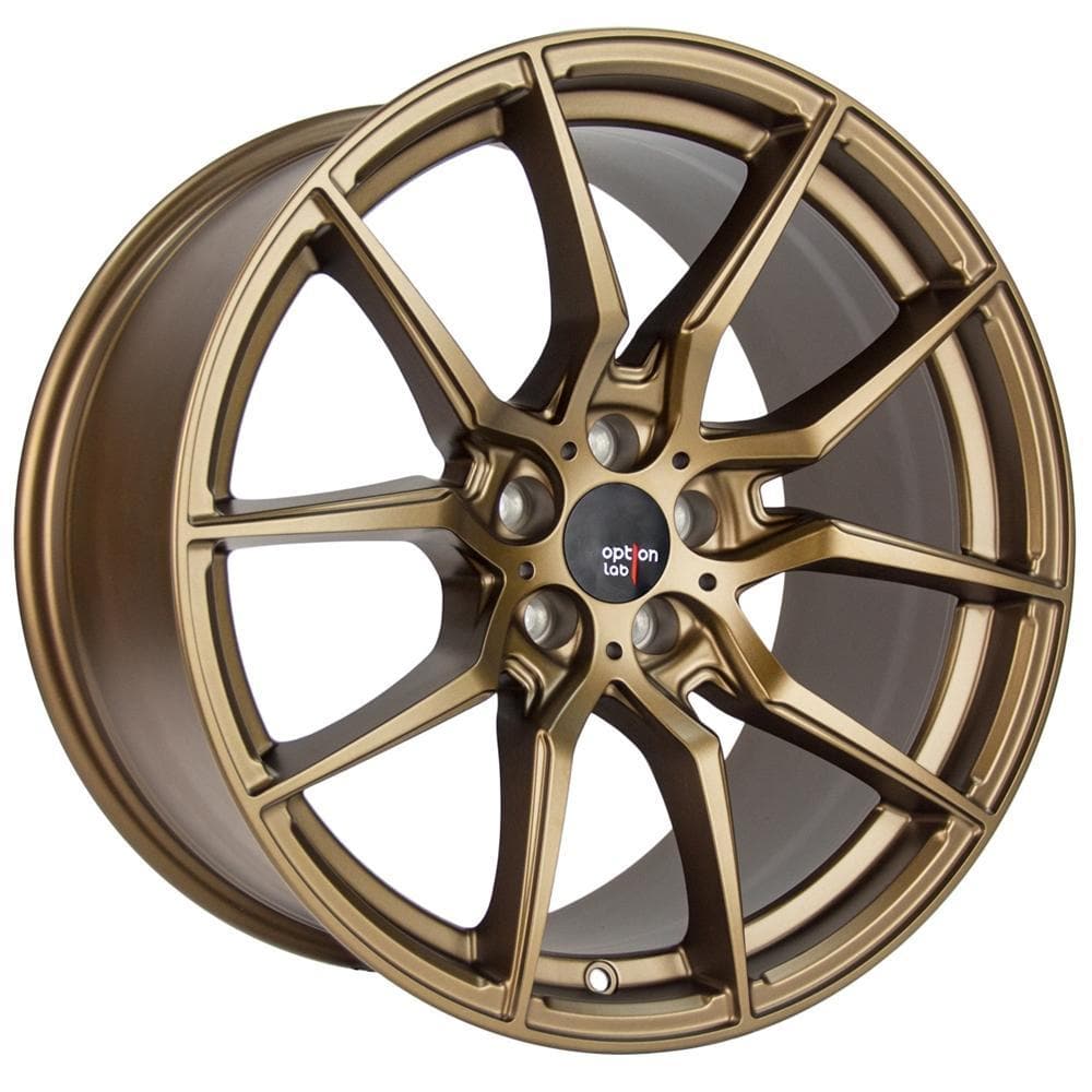 Option Lab Formula Bronze R716 | 18x9.5 +22 5x114.3 | 2004-2016 Mitsubishi Evolution 8, 9, 10