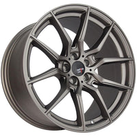 Option Lab Noble Grey R716 18x8.5 +35 5x114.3 15+ WRX STI 17+ Civic Si