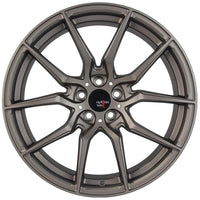 Option Lab Noble Grey R716 18x8.5 +35 5x114.3 15+ WRX STI 17+ Civic Si