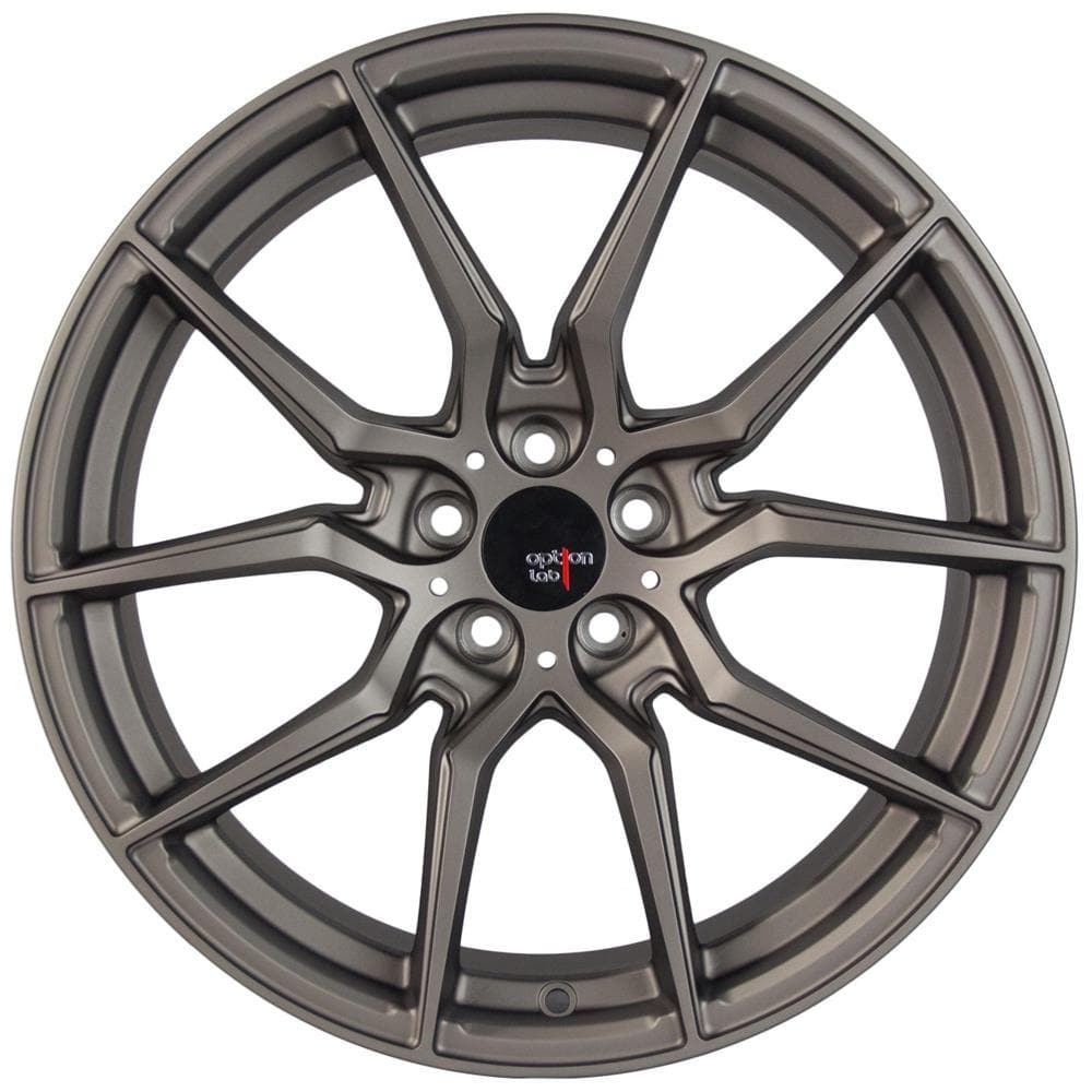 Option Lab Noble Grey R716 | 18x9.5 +22 5x114.3 | 2004-2016 Mitsubishi Evolution 8, 9, 10