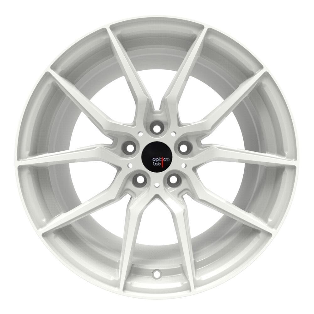 Opción Lab Onyx Blanco R716 | 18x9,5 +35 5x100 | 2002-2014 WRX, 04 STi, 2012+ BRZ y 86.