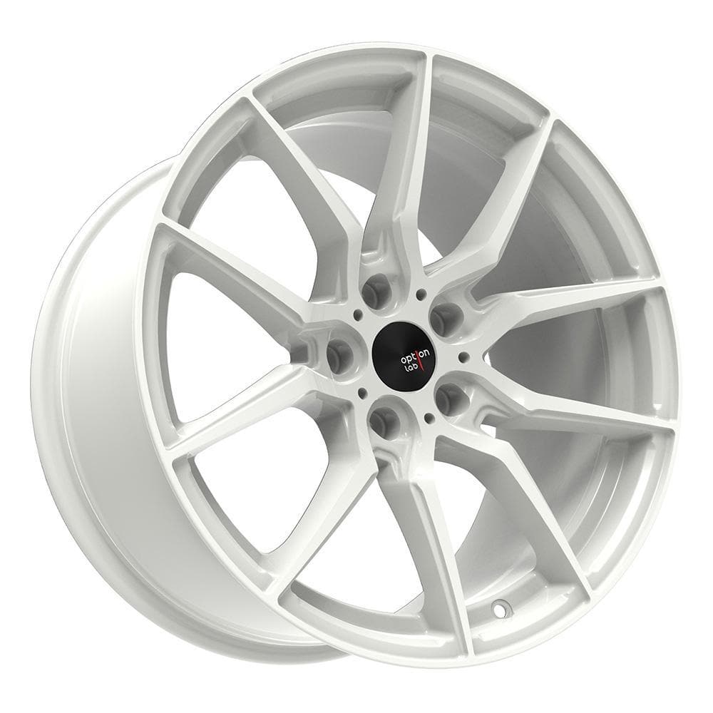 Opción Lab Onyx Blanco R716 | 18x9,5 +35 5x114,3 | 2015+ Subaru WRX STI