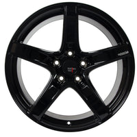 Rueda negra Option Lab R555 Gotham de 18x9,5 +38 5x100 (73,1 mm) 