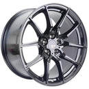 Rueda negra Option Lab R716 Gotham de 18x8,5 +35 5x114,3 (73,1 mm)