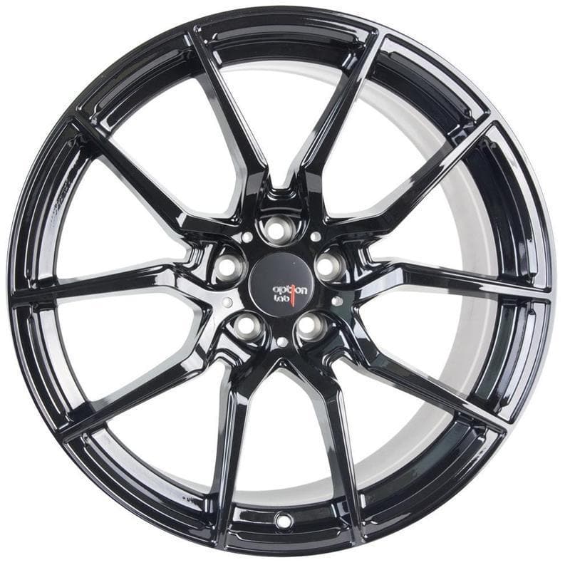 Rueda negra Option Lab R716 Gotham de 18x9,5 +35 5x100 (73,1 mm)