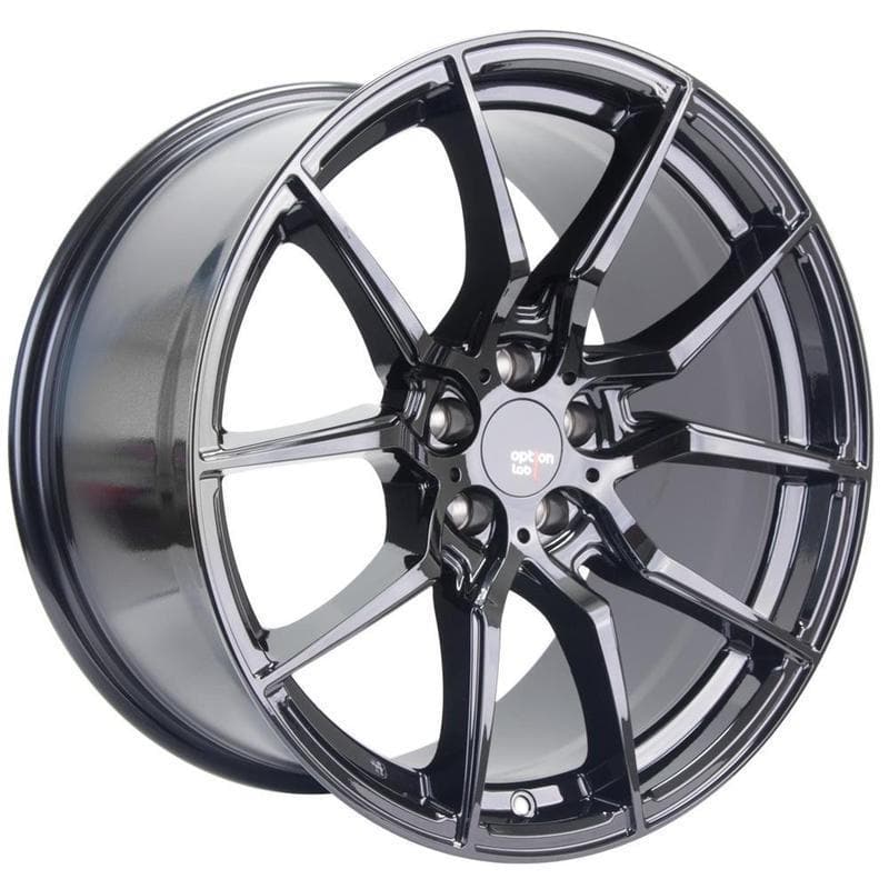 Option Lab R716 Gotham Black Wheel in 18x9.5 +35 5x114.3 (73.1mm)