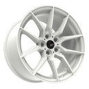 Option Lab R716 Rueda blanca ónix en 18x8,5 +35 5x114,3 (73,1 mm)