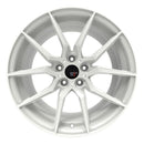 Option Lab R716 Onyx White Wheel in 18x8.5 +35 5x114.3 (73.1mm)