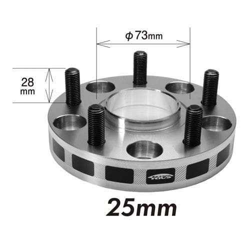 Par de espaciadores centrados en el cubo de la banda de rodadura de 25 mm de ancho Project Kics - WRX / BRZ / FR-S