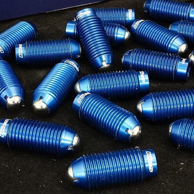 Project Kics 38mm Compression Bolts 12x1.50 - Blue