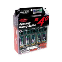 Kics R40 Floating Lug Nuts with Locks