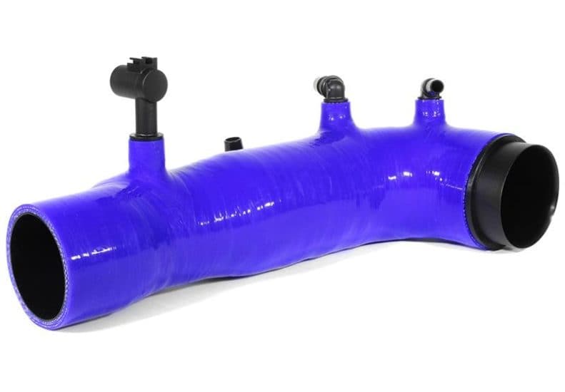 Perrin 02-14 Subaru WRX / 04-21 STi / 04-13 Forester XT Blue 2.4" Turbo Inlet Hose | PSP-INT-401BL