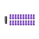 Wheel Mate Muteki SR48 Open End Lug Nuts - Purple 12x1.50 48mm