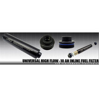 AEM Universal High Flow -10 AN Inline Black Fuel Filter