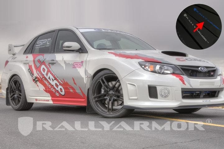 Guardabarros Rally Armor Logotipo Azul - STI y WRX 11-14