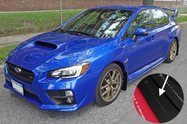 Guardabarros Rally Armor con logotipo gris - 2015 Subaru WRX &amp; STI