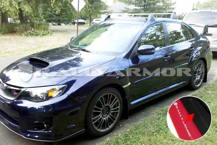 Rally Armor Guardabarros Logotipo Gris - Sedan STI &amp; WRX 11-14