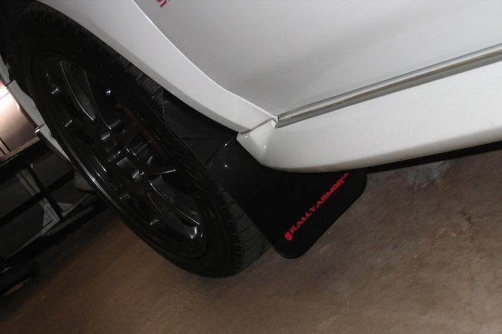 Rally Armor UR Rally Mud Flap Red Logo - Impreza RS/2.5i/WRX/STI 02-07