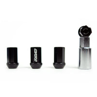 Rays Dura Nut L42 Black Lug Nuts and Locks in M14x1.5