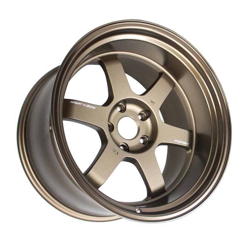 Rays Volk TE37V Mark II 18x11" 5x100 -7 offset - Bronce