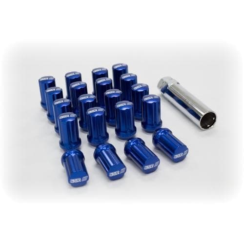 SSR GT Forged Lugnuts (20 piece Spline design) - Blue - 12x1.25