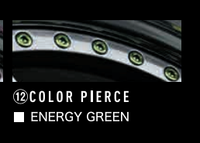 SSR Optional Pierce Bolts - Energy Green