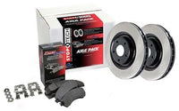 Kit de freno trasero centrado OE recubierto (2 ruedas) para 08-14 WRX, BRZ/86 13-18, Forester 09-13