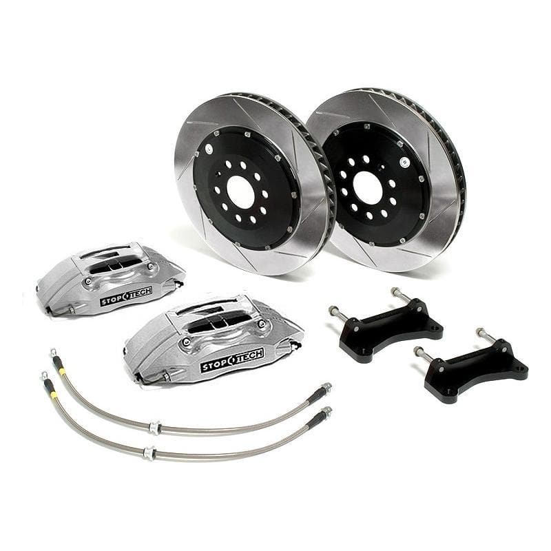 Kit de freno grande StopTech (solo delantero - pinzas plateadas) - Honda S2000 (00-05)