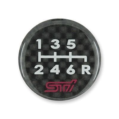 Emblema del patrón de cambio Subaru Japón STi 6MT